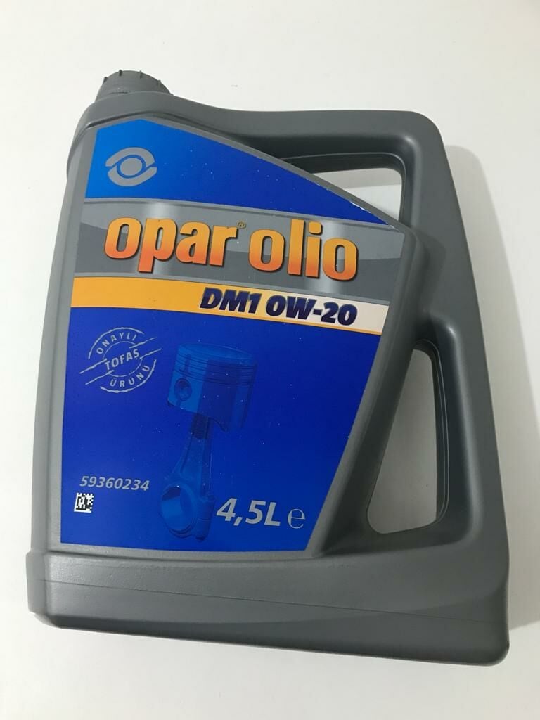 Motor Yağı | 0W20 4.5 Litre Opar Olio Dm1