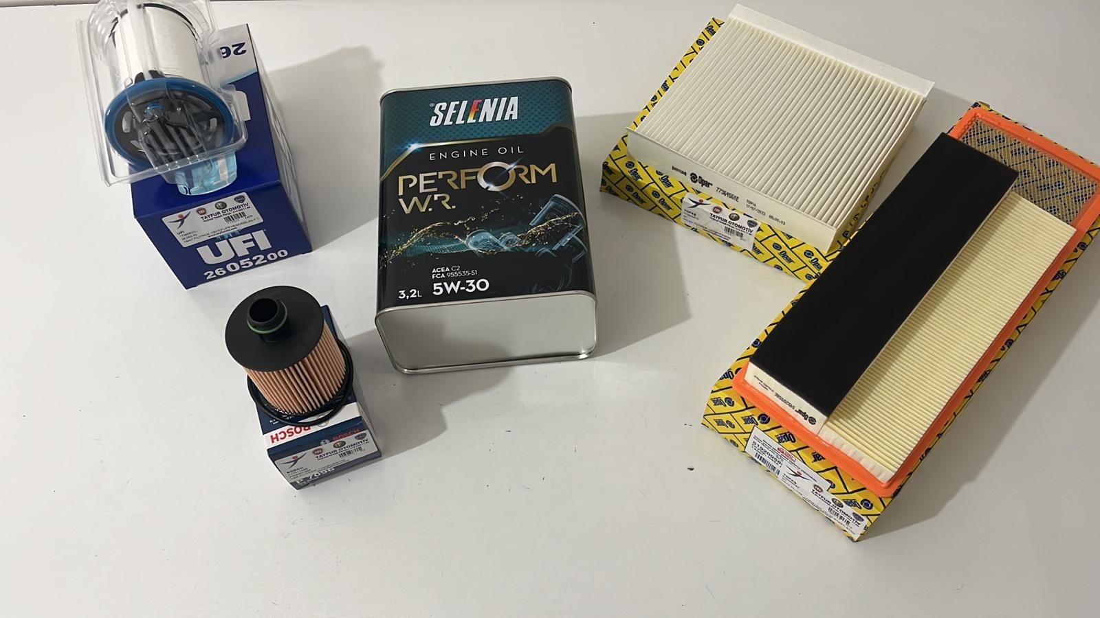 Yağ Bakım Seti | Egea 13 Euro 5 Selenia 05W-30 3.2 Lt
