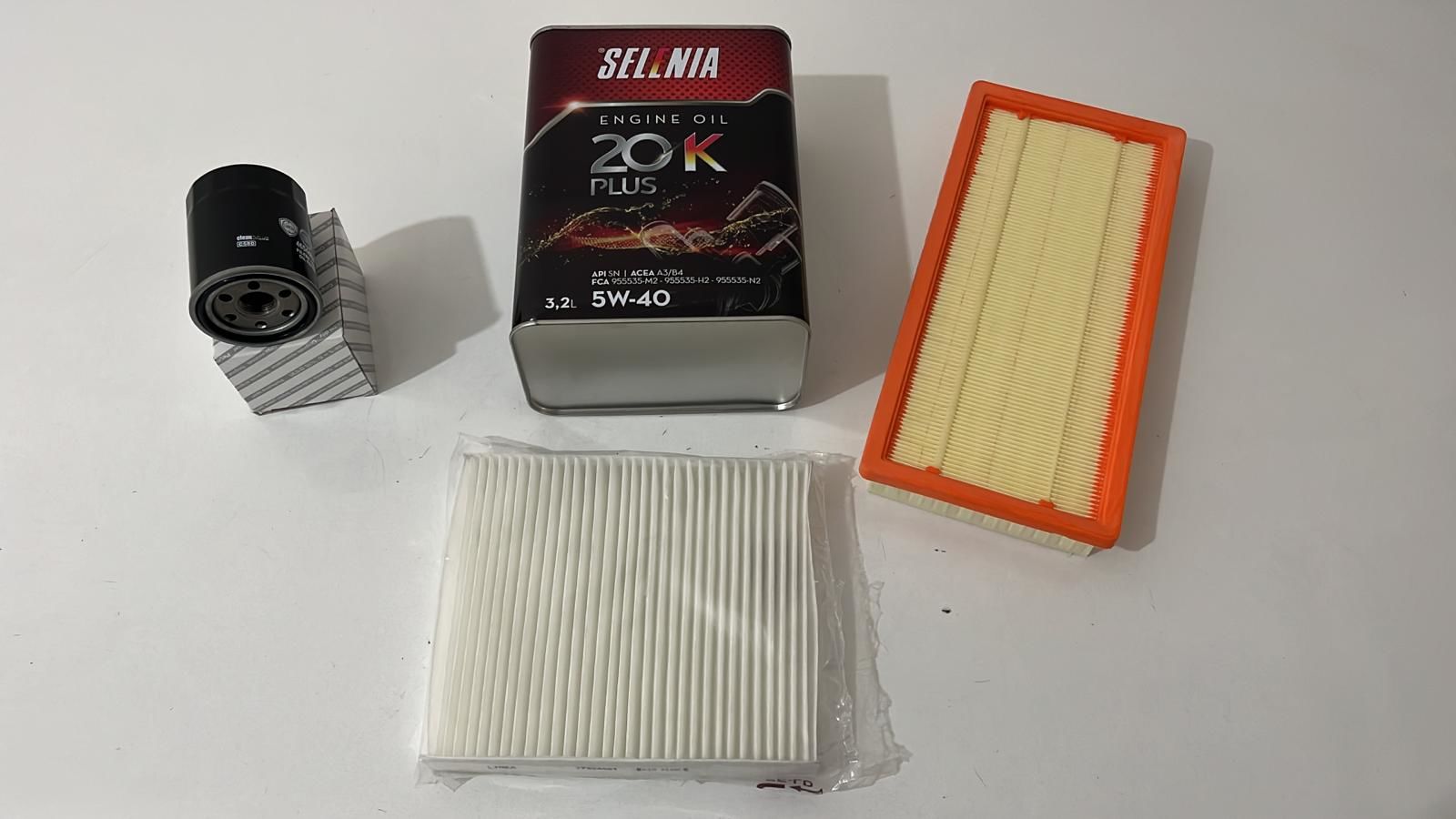 Yağ Bakım Seti | Egea 14 Selenia 5W-40 3.2 Lt