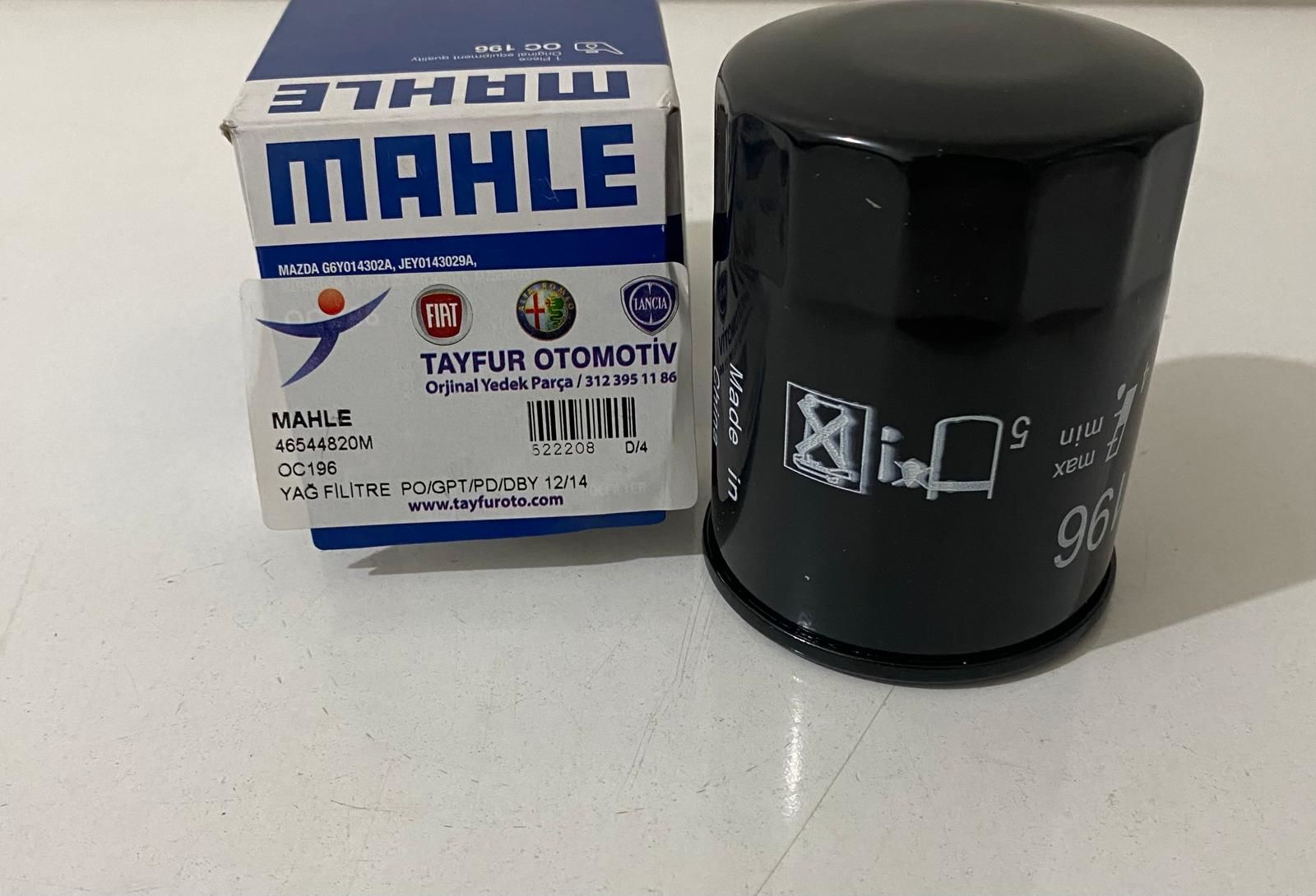 Yağ Filtresi Albea Palio Doblo Linea Egea Grande Punto 1.2 1.4 16V