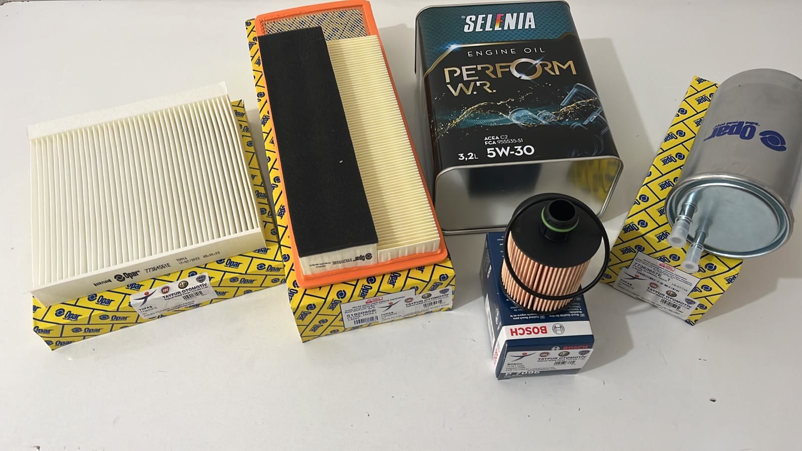 Yağ Bakım Seti | Linea Doblo 13 Euro 5 Selenia 05W-30 3.2 Lt