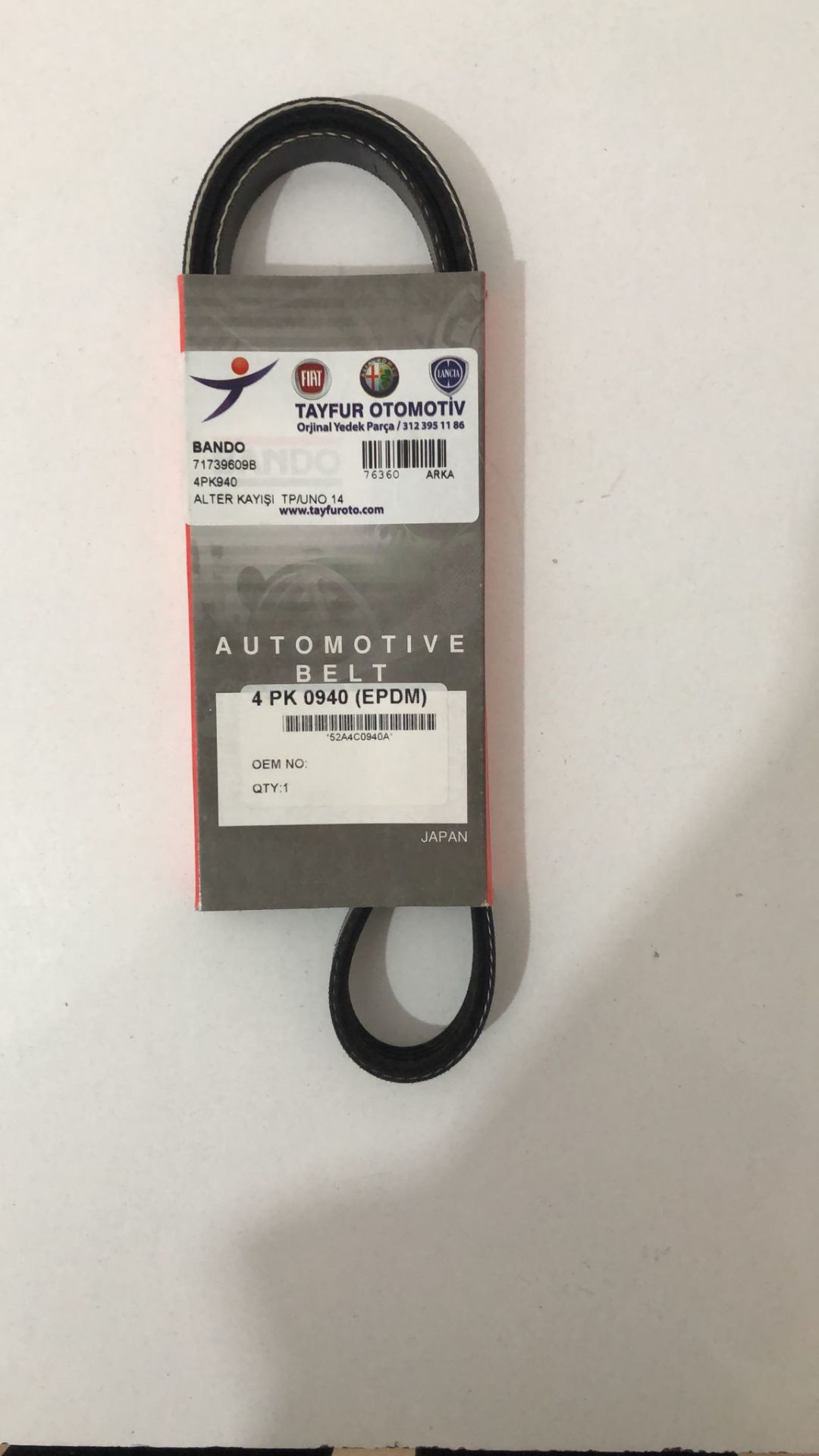 Alternatör Kayışı | Tipo Uno 1.4 4Pk938