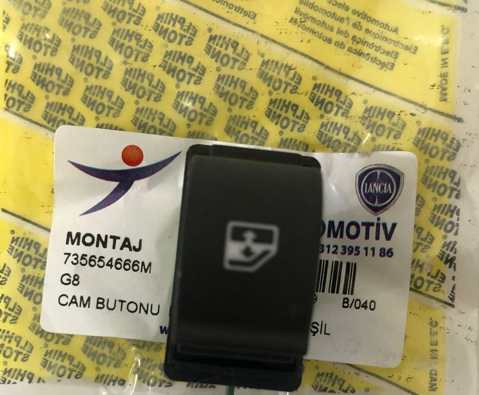 Cam Butonu | Egea Ön Sağ Tek Yeşil