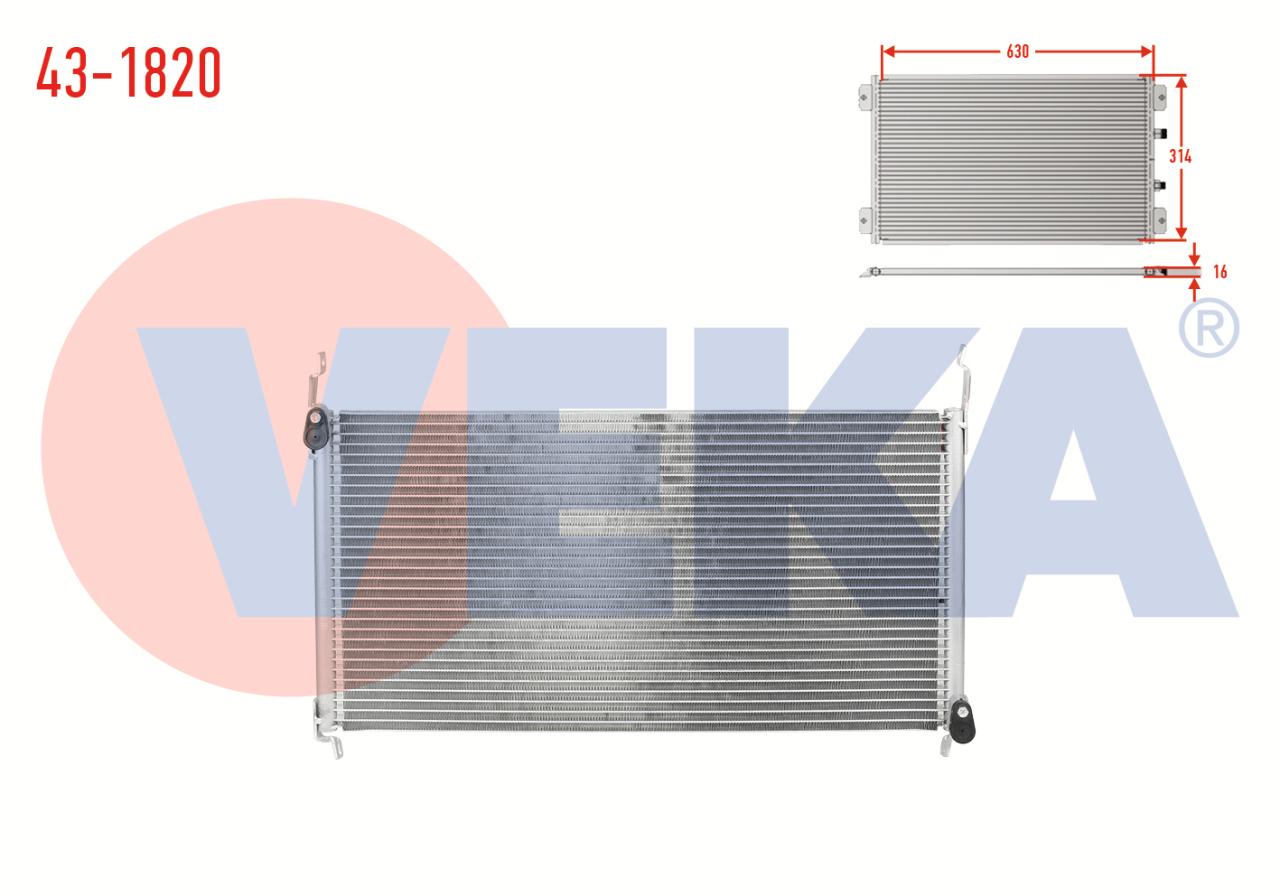 Klima Radyatörü Brava Bravo Marea 1.6 16V