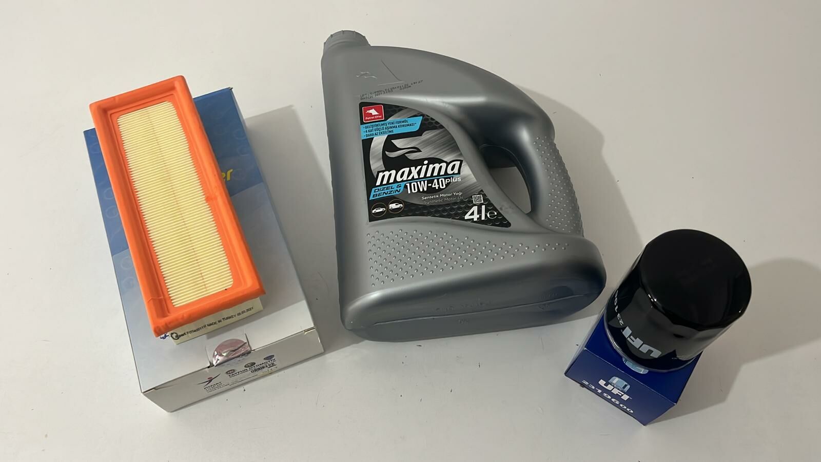 Yağ Bakım Seti | Uno 70 Maxima 10w40 4 Lt