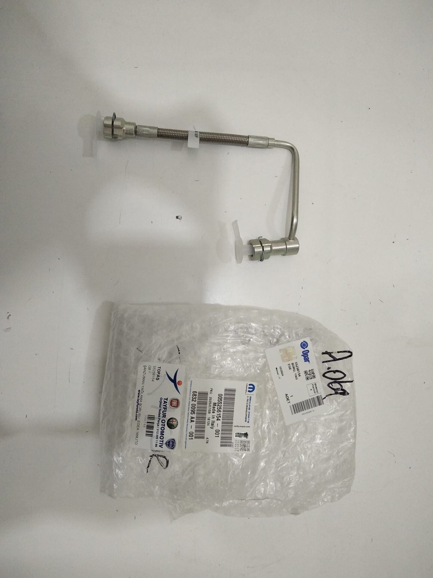 Şanzuman Yağlama Borusu Otomatik Egea 1.6 Mjtd