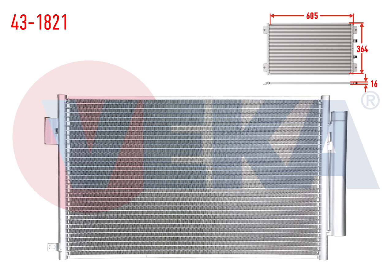Klima Radyatörü | Egea 1.4 16v