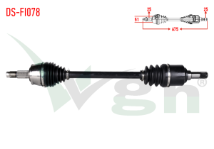 Ön Aks Sol Kısa Komple Egea 1.4 16V