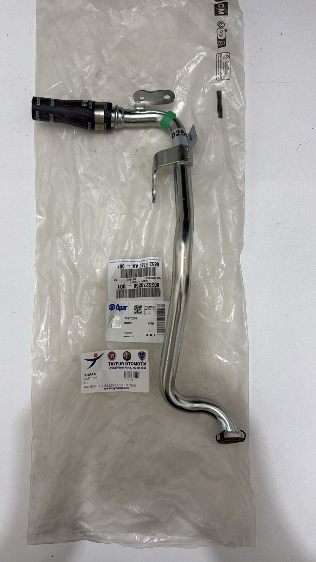 Kalorifer Borusu Egea Doblo Fiorino 1.3 Jtd Euro 6