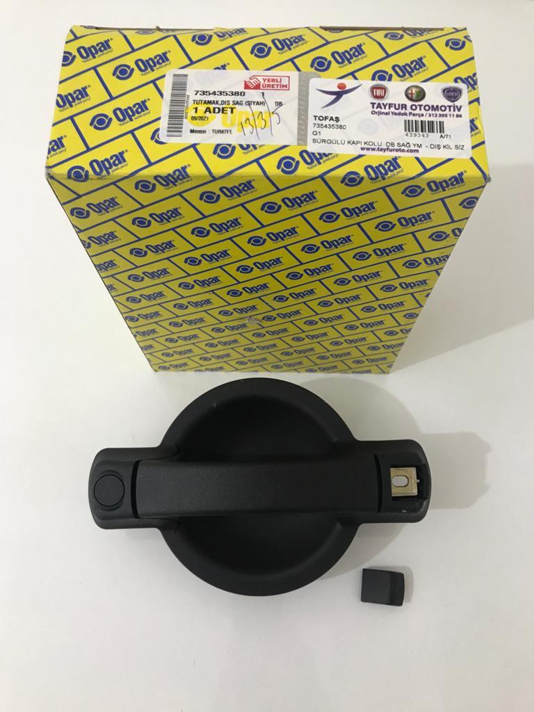 Sağ Sürgülü Kapı Dış Kolu | Fiat Doblo (2000 2012) Kilitsiz Cargo