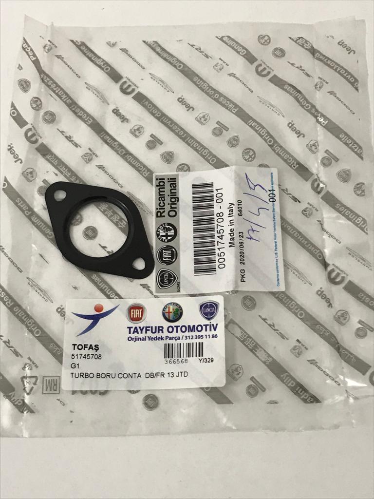 Turbo Boru Contası | Doblo Fiorino Linea Grande Punto Albea Palio 1.3 Jtd