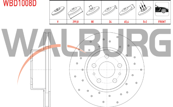 Ön Fren Diski Takım | Ducato (1994-2006) 18Q  (24mm Kalınlık)