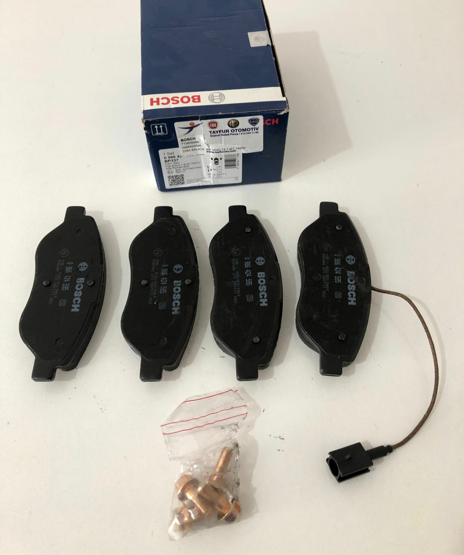 Ön Balata  |  Bravo 2007 ve Sonrası Stilo Delta (Fişli)