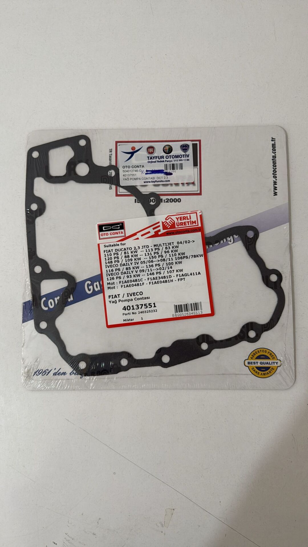 Yağ Pompa Contası Ducato 2.3