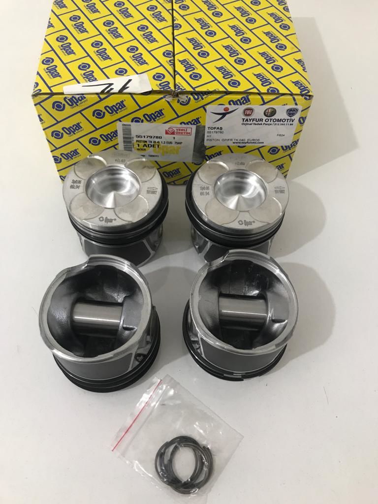 Piston Sekman | Grande Punto Fiorino 1.3 Jtd 0.40 Euro 5 Takım