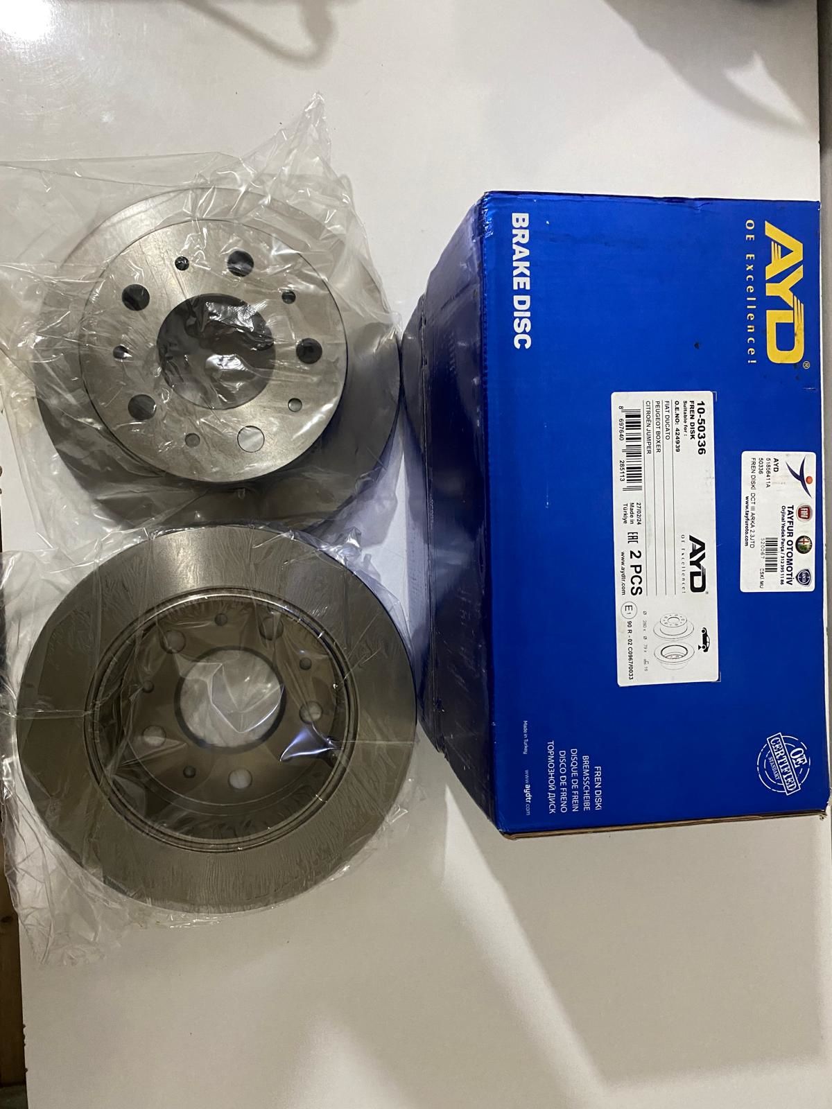 Arka Fren Diski Ducato 2.3 Jtd Takım 280mm