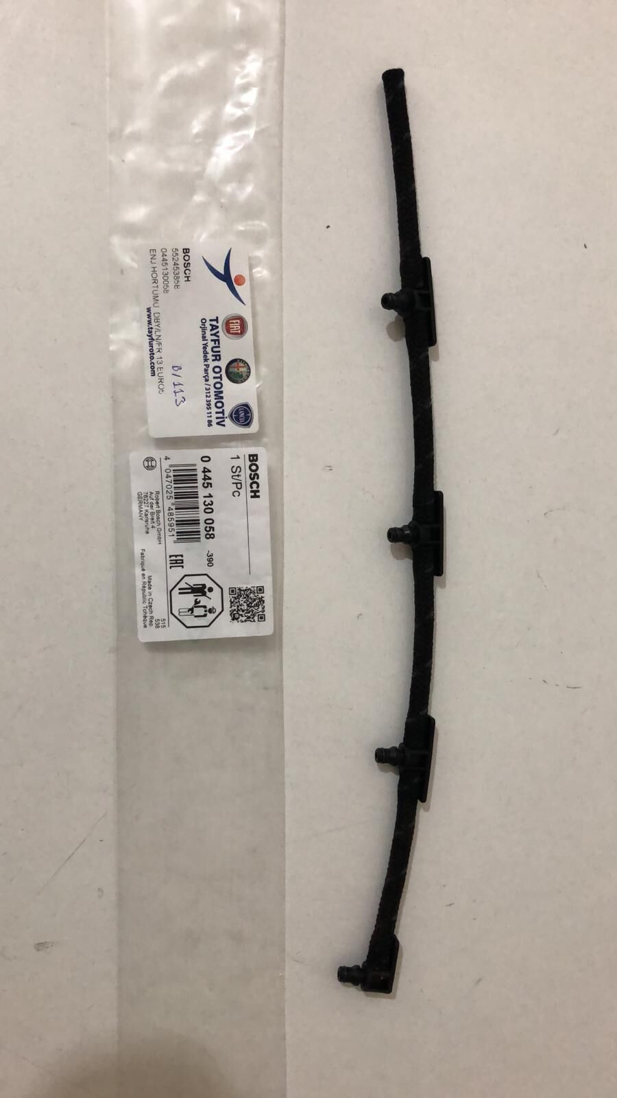 Enjektör Hortumu Doblo Linea Fiorino Euro5