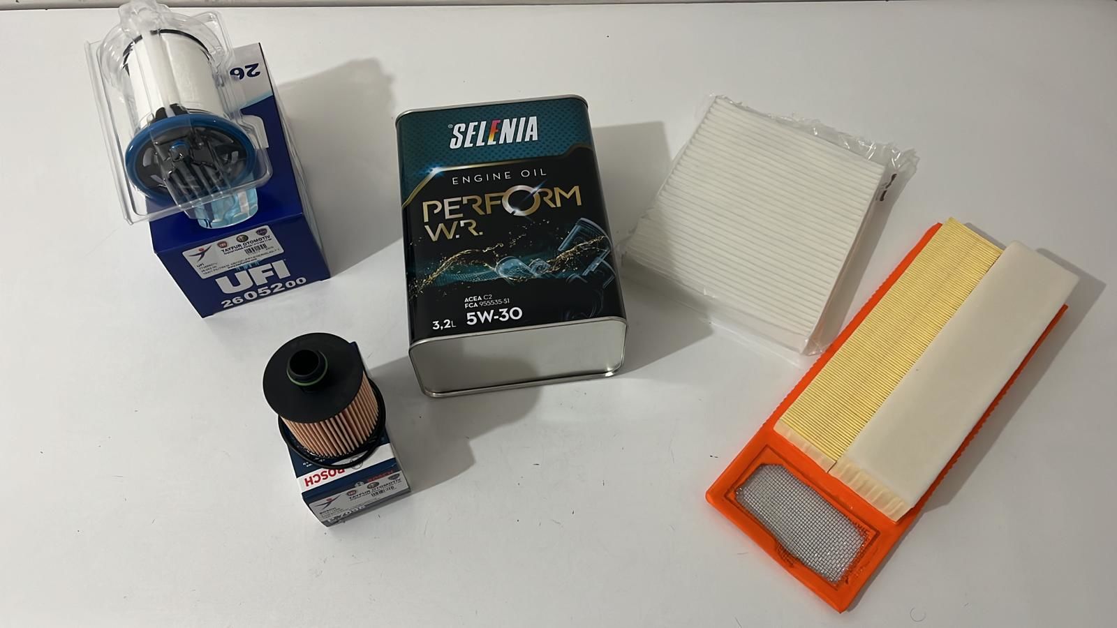 Yağ Bakım Seti | Egea 13 Euro 5 Selenia 05W-30 3.2 Lt