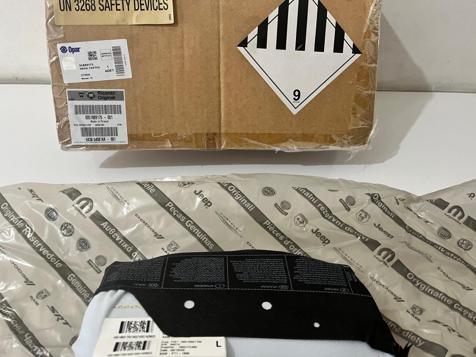 AİRBAG 500L SOL KOLTUK