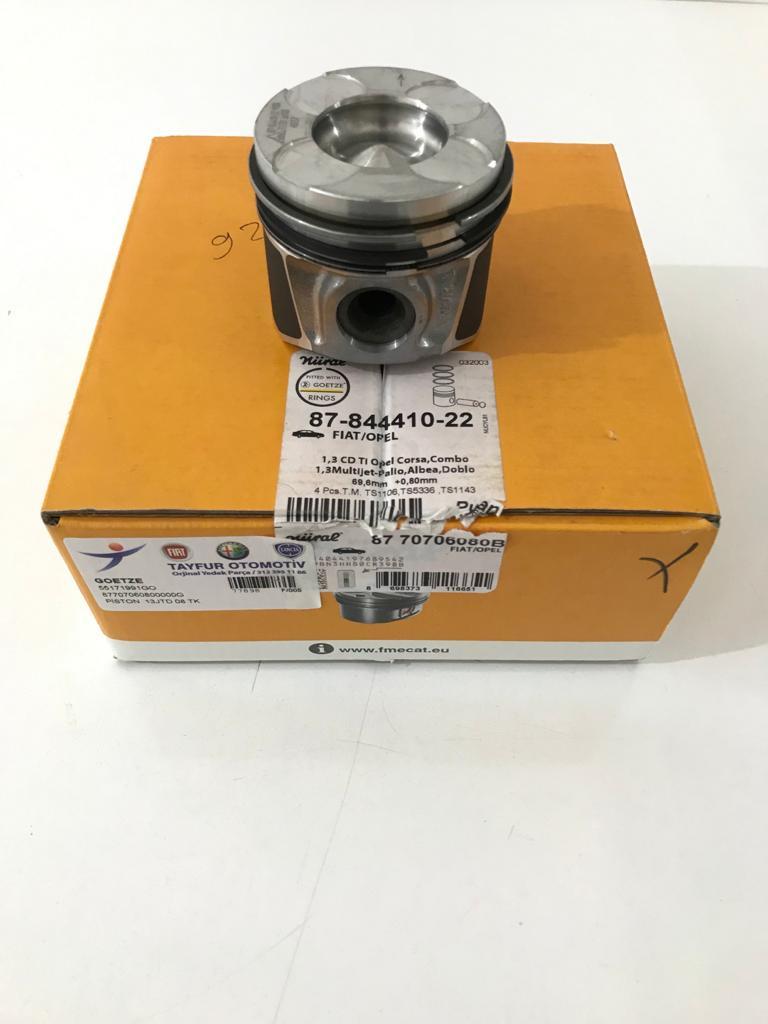 Piston Sekman | Doblo Albea Palio Punto İdea 1.3 Jtd 0.80 Takım