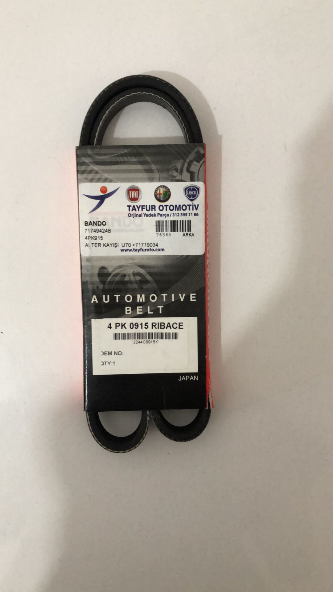 Alternatör Kayışı | Uno 4Pk915