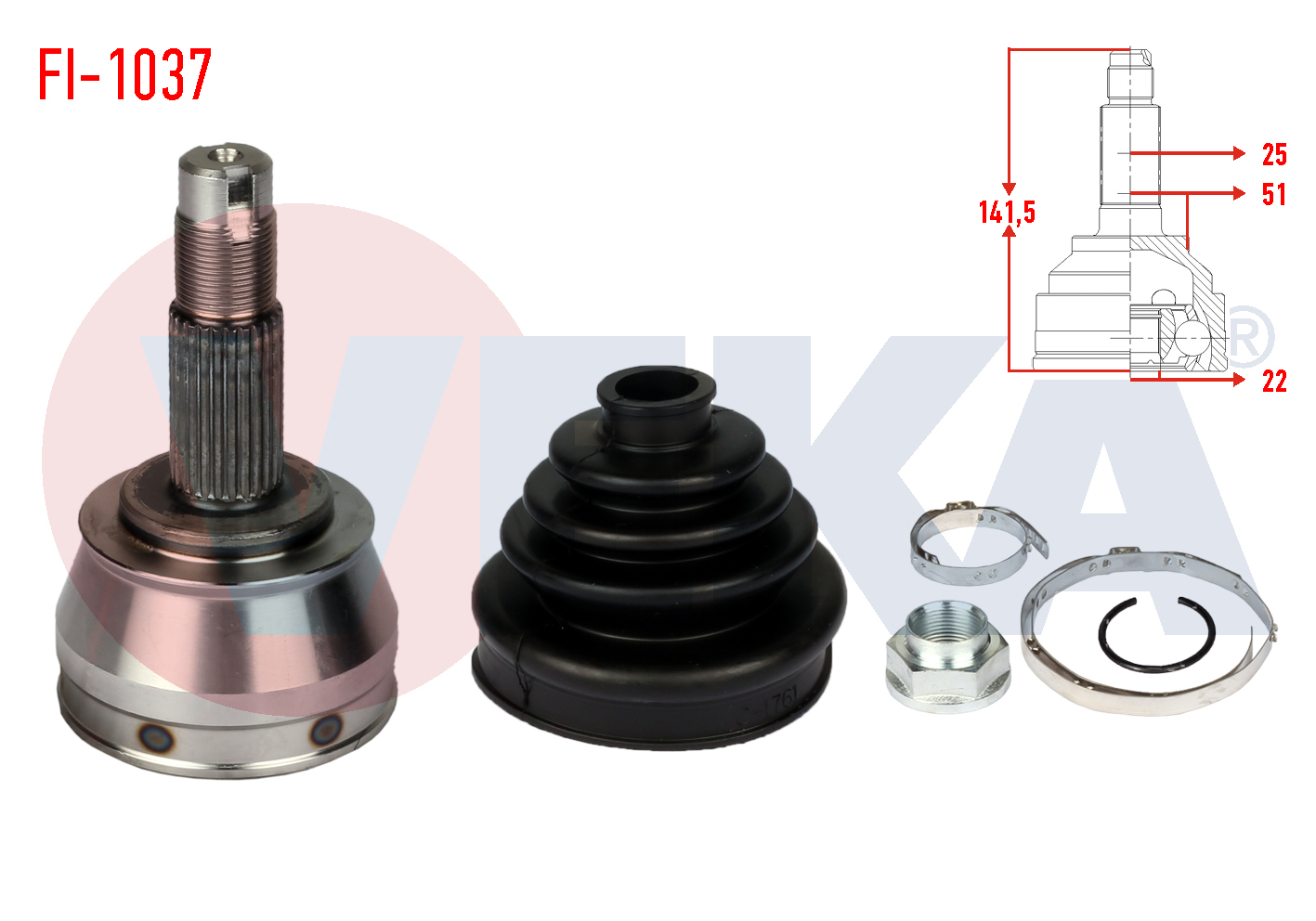 Dış Aks Kafası Brava Bravo Marea 1.6 16V