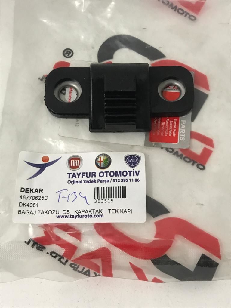 Bagaj Takozu | Doblo Kapaktaki Tek Kapı
