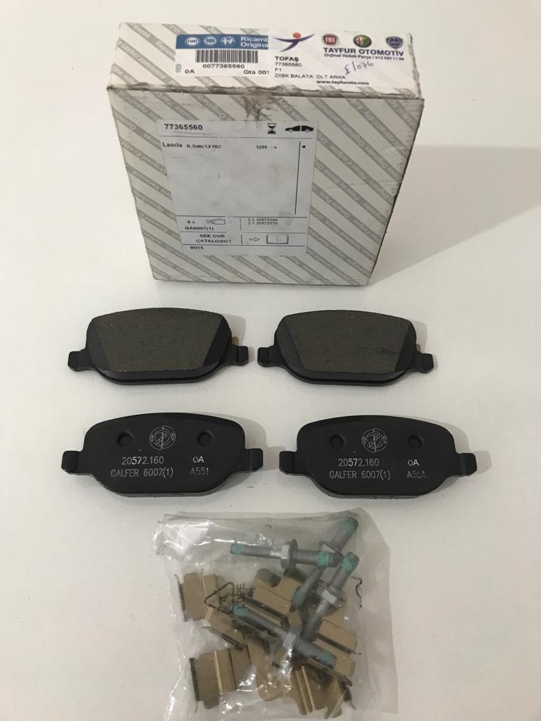 Arka Disk Balata | Lancia Delta