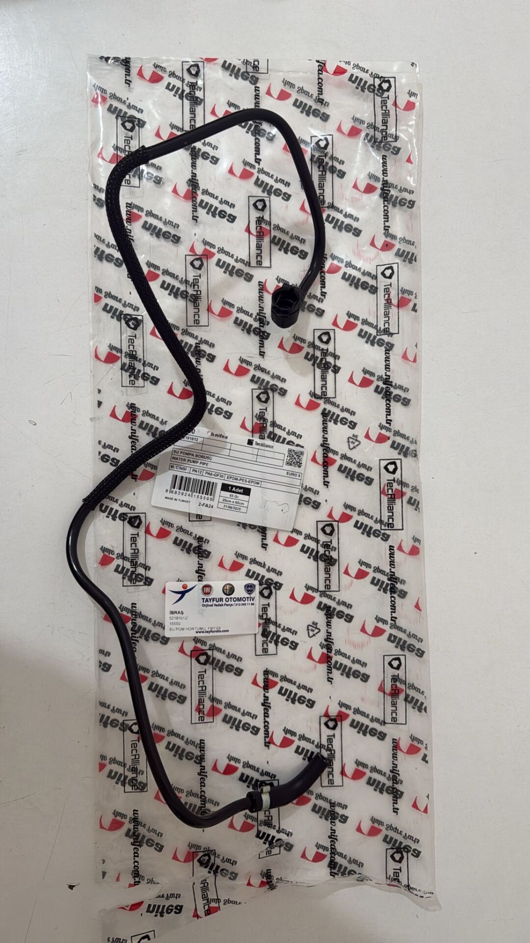 Su Pompa Hortumu Fiorino Euro 6