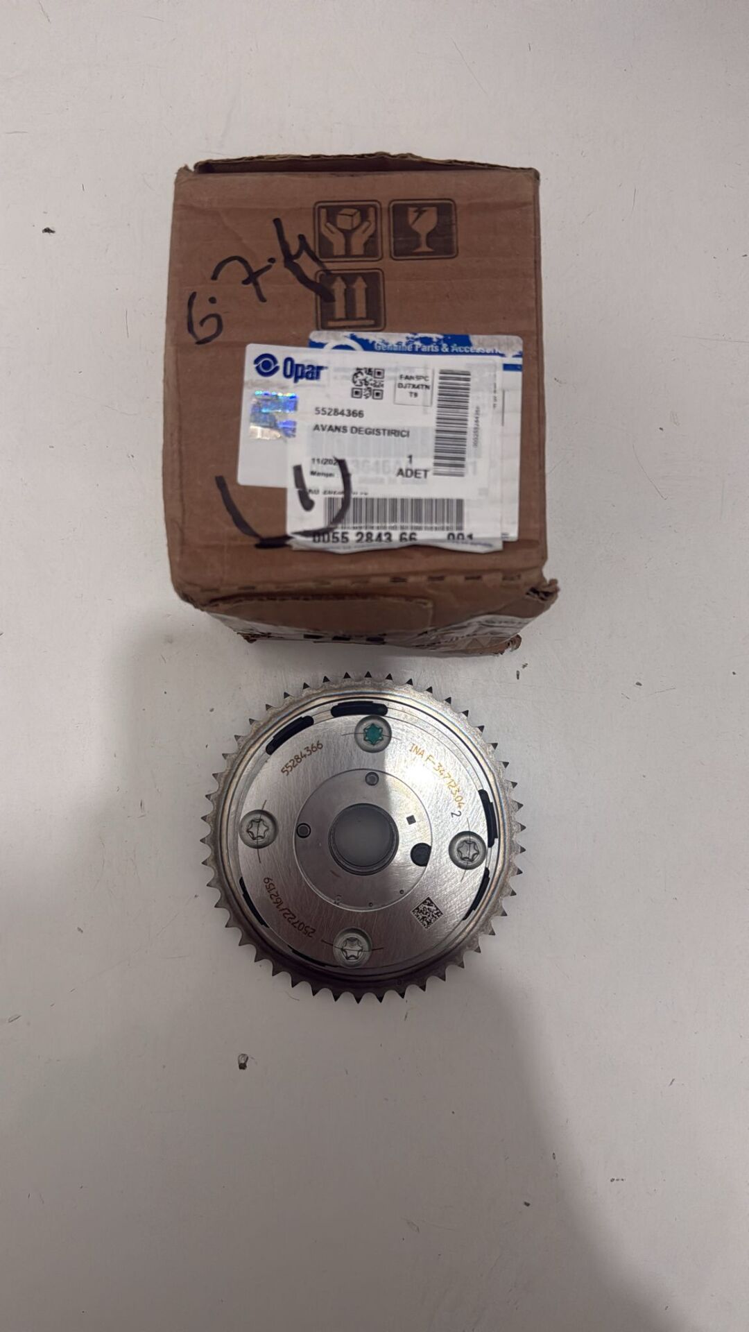 Eksantrik Dişlisi Egea 1.6 E-Trog Üst Yağlı