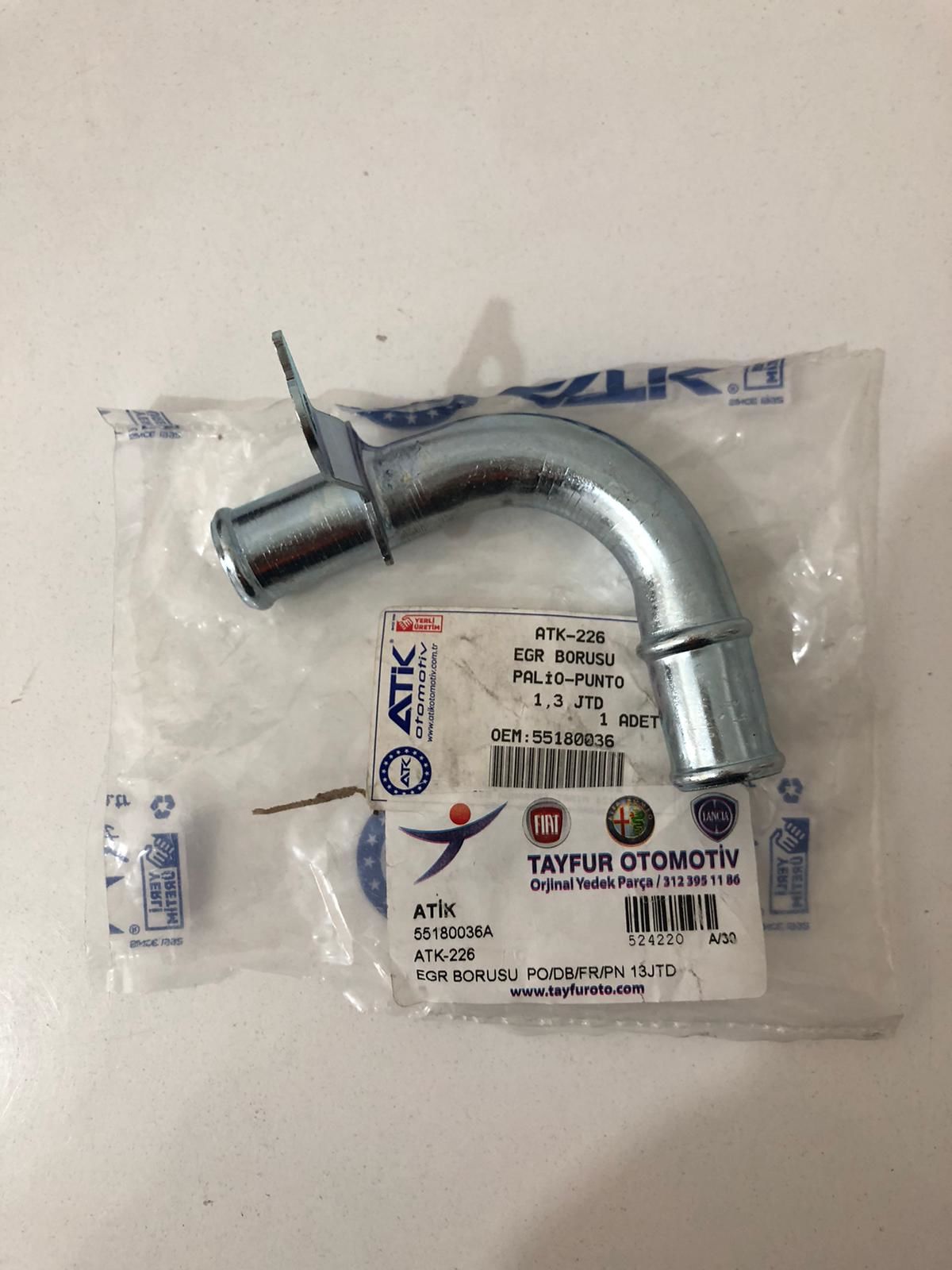 egr borusu | palio albea doblo fiorino punto-1.3-jtd