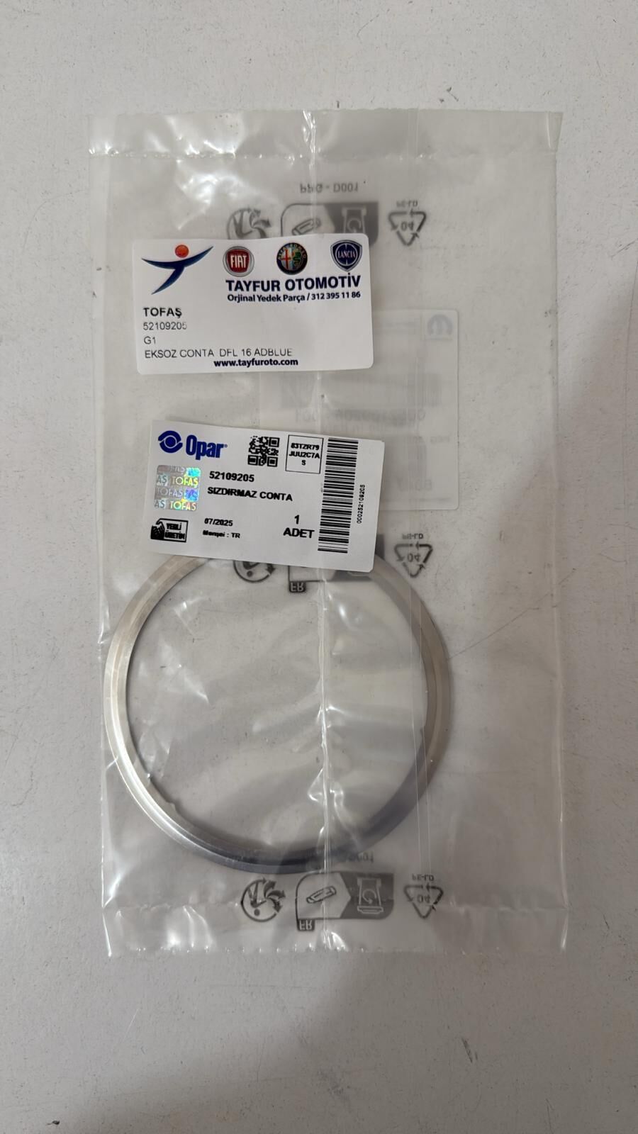 Eksoz Contası Doblo 16 Euro 6 Adblue