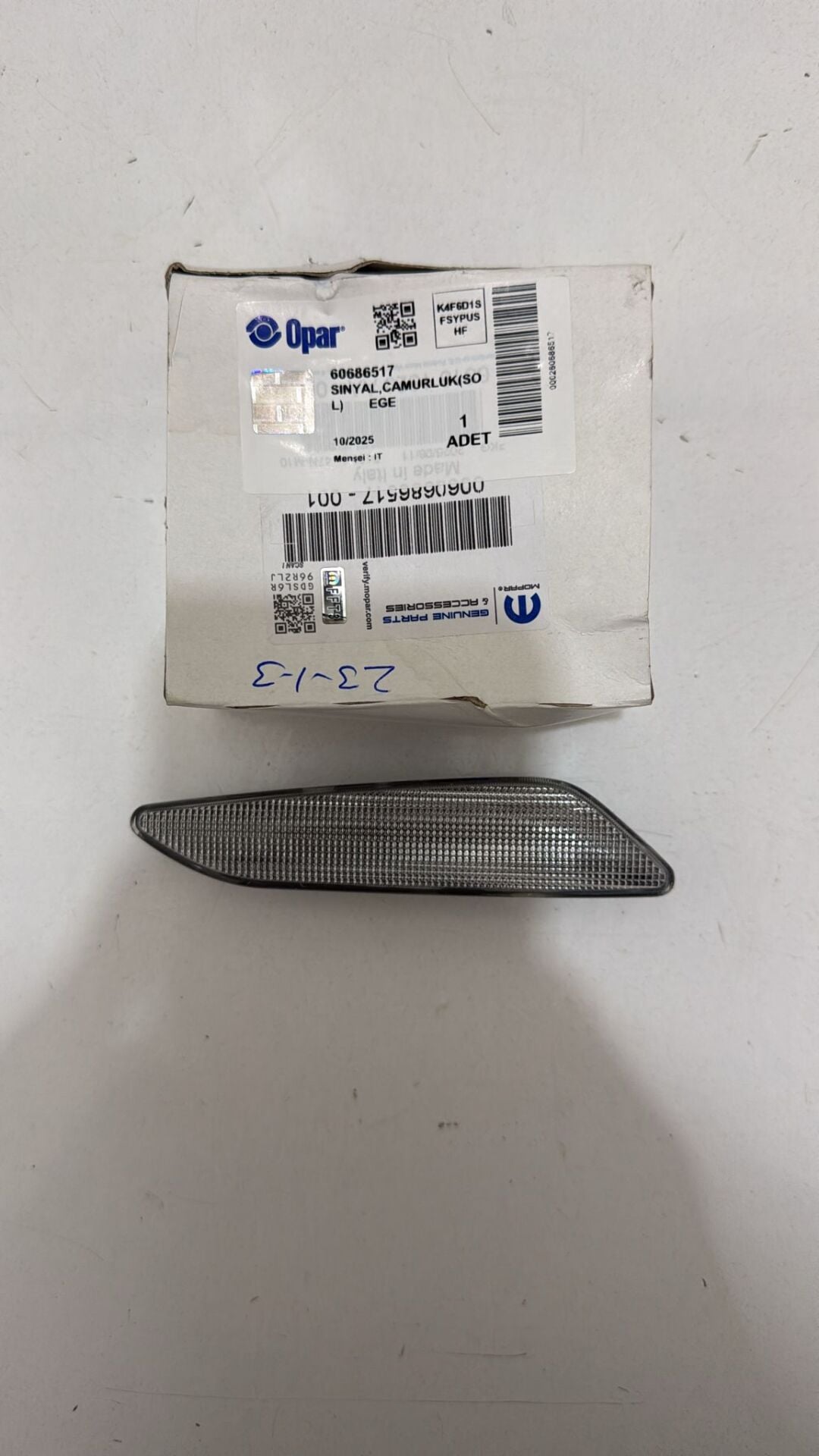 Sol Çamurluk Sinyali | Egea Alfa Romeo 156 147