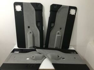 Kapı Döşemesi Gri Takım | Doğan Kartal Slx (Yuvarlak Kilit Düğmesi)