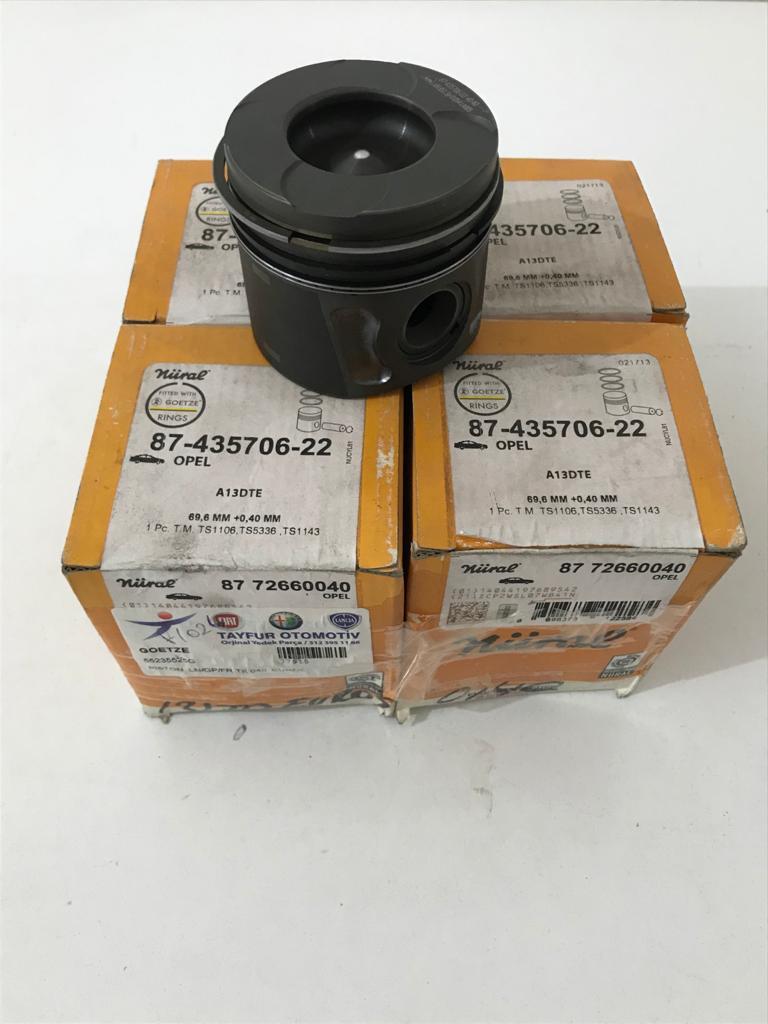 Piston Sekman | Linea Grande Punto Fiorino 1.3 Jtd 0.40 Euro 5 Takım