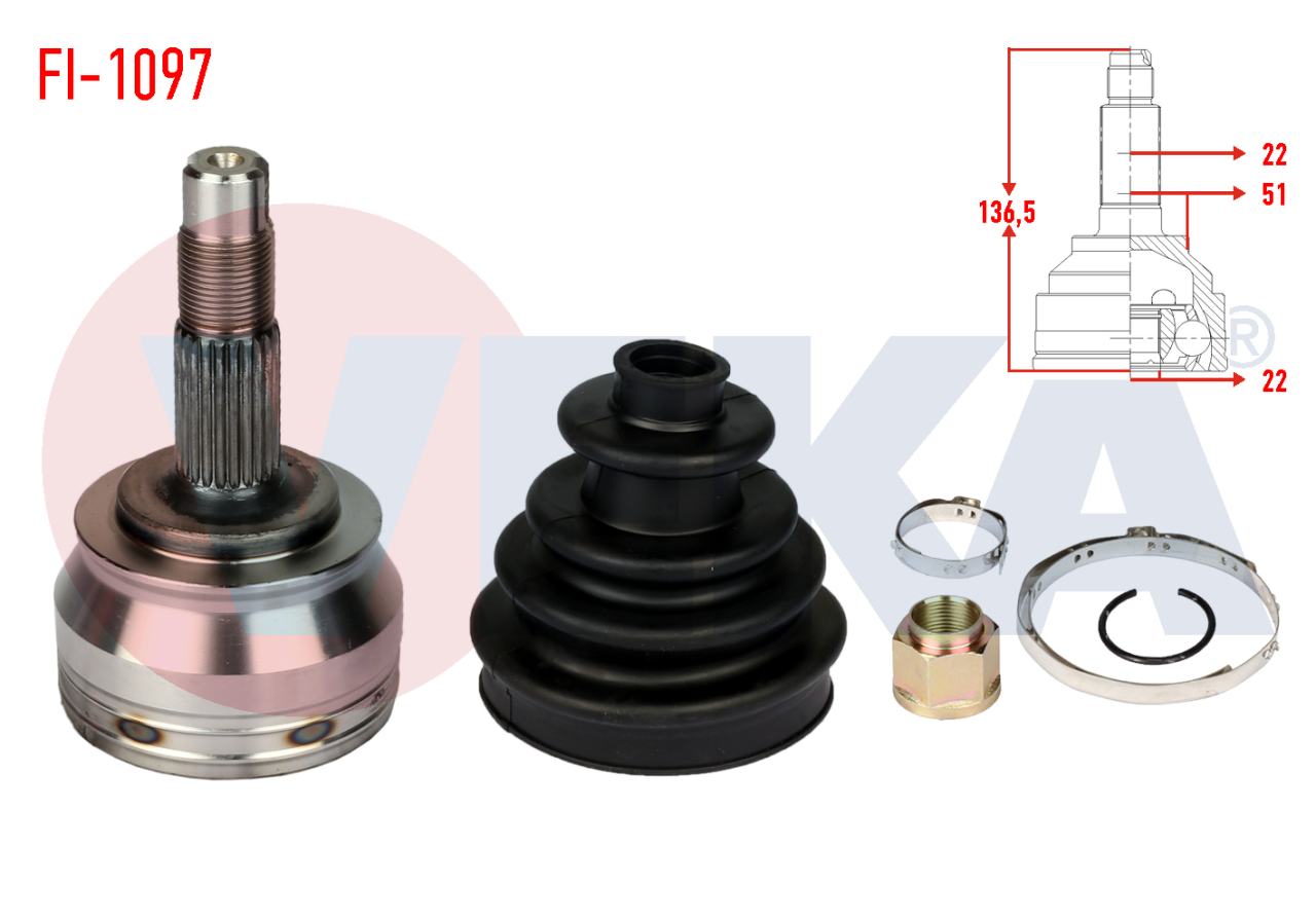 Dış Aks Kafası Linea 1.4 8V