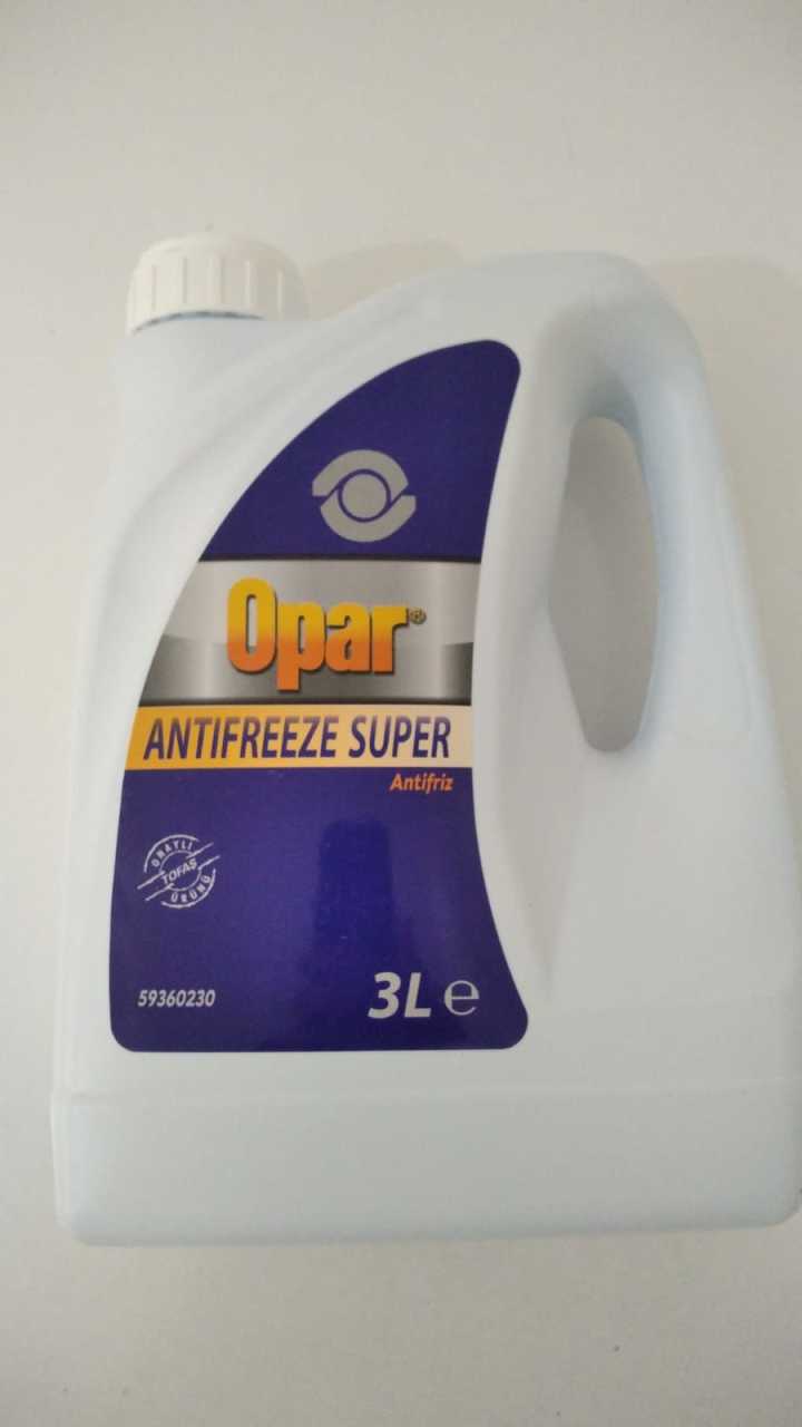 Opar Süper Antifiriz | 3 Lt Mavi