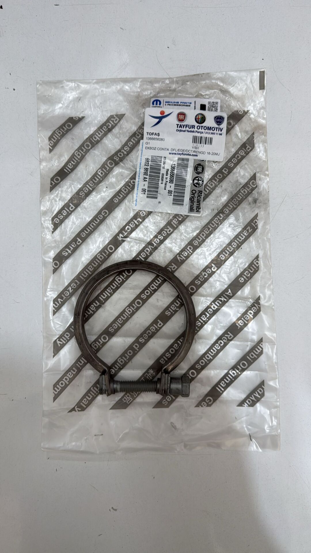 Eksoz Conta Kelepçesi Doblo Egea Ducato Renegade 16 20 Mjtd Euro 6