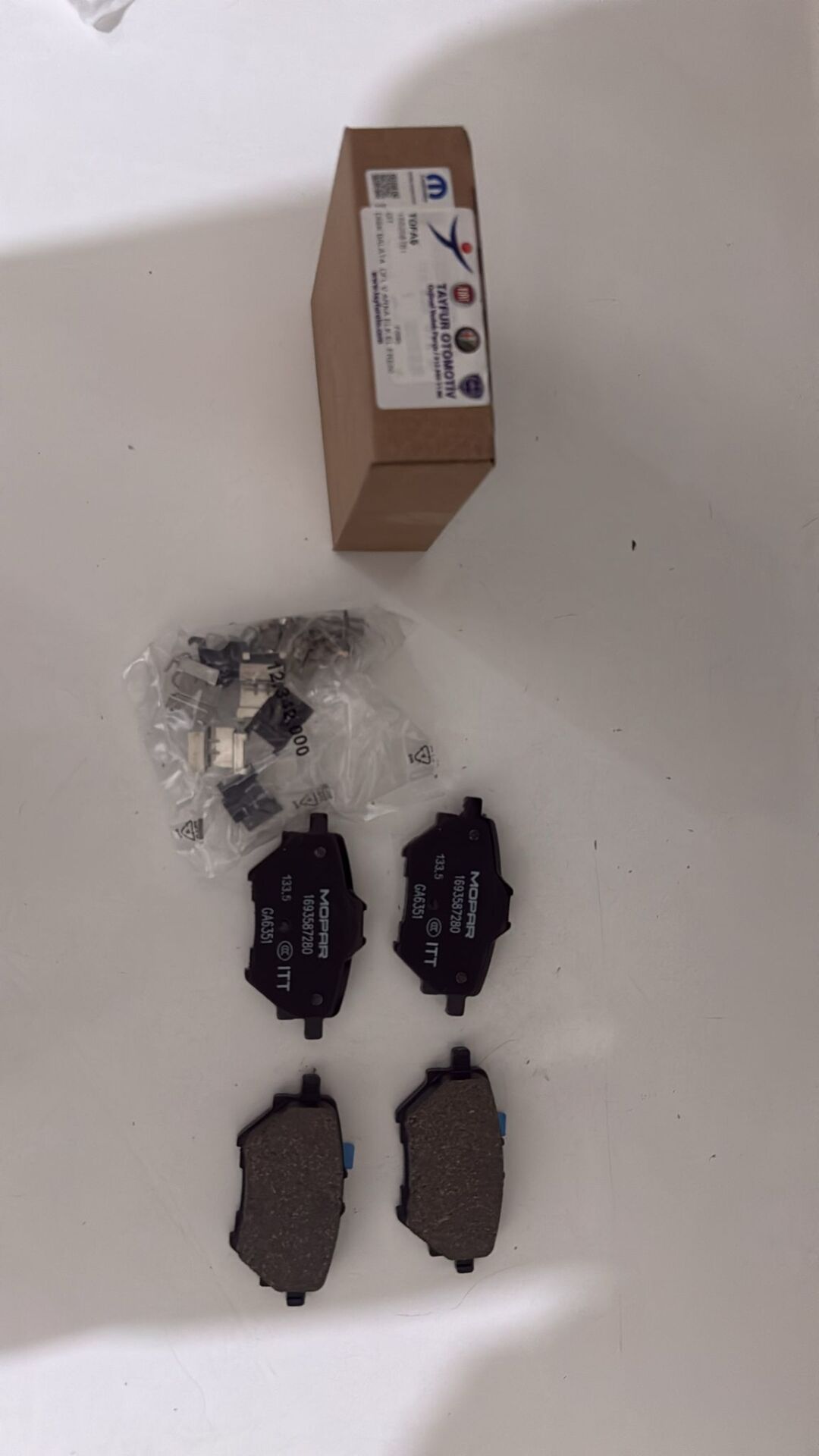 Disk Balata Arka Doblo 5  Elektrikli El Freni