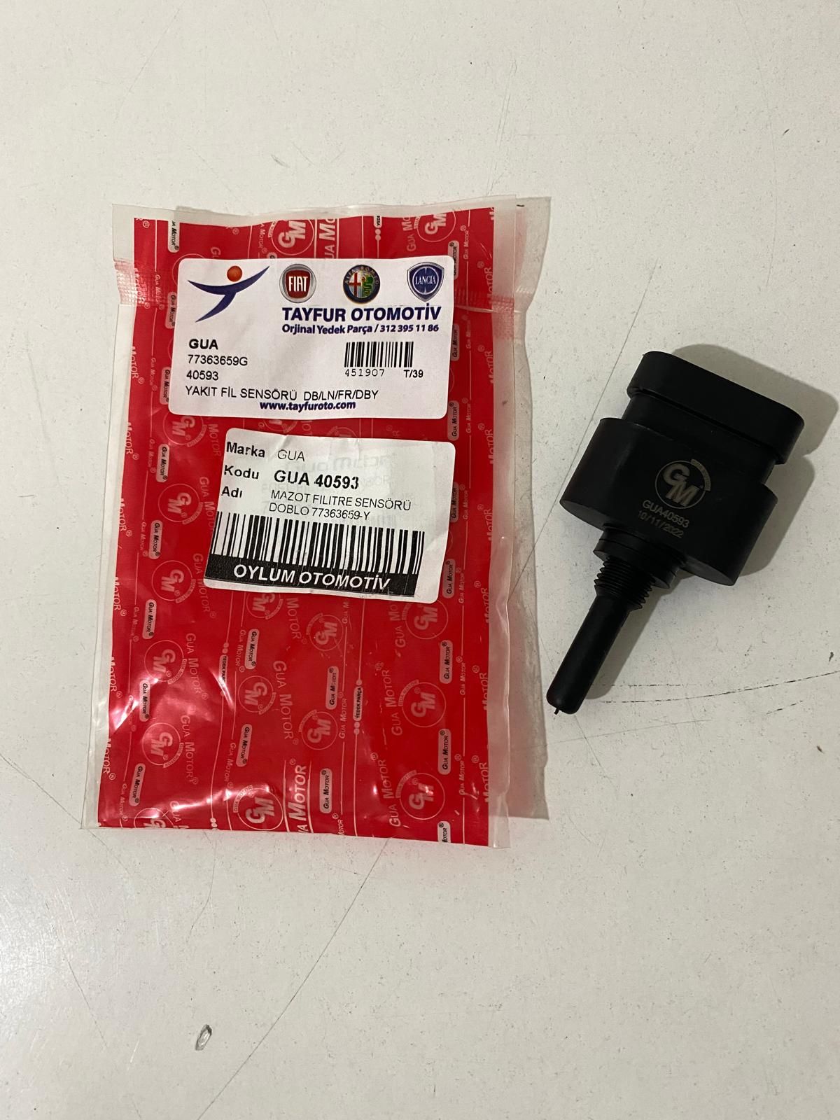 Mazot Filtre Sensörü Doblo Linea Fiorino Grande Punto Bravo 1.3 1.6 Jtd