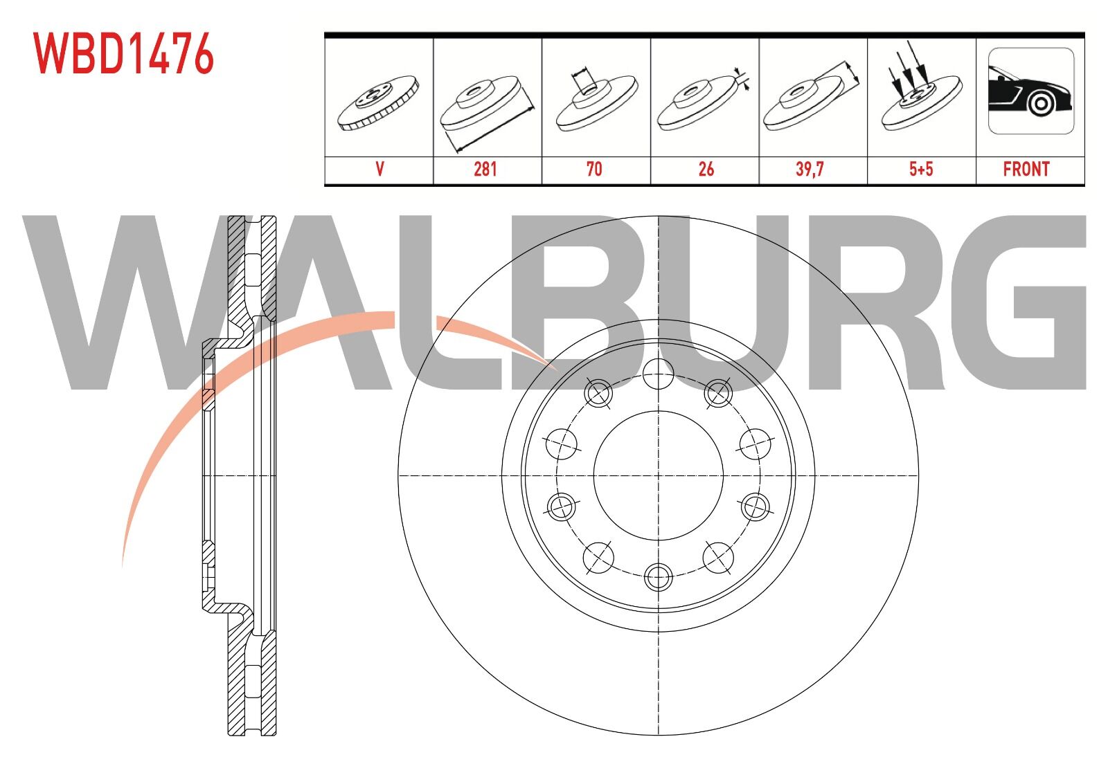 Ön Fren Diski Alfa Romeo Giulietta Jeep Renegade TK