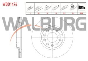 Ön Fren Diski Alfa Romeo Giulietta Jeep Renegade TK
