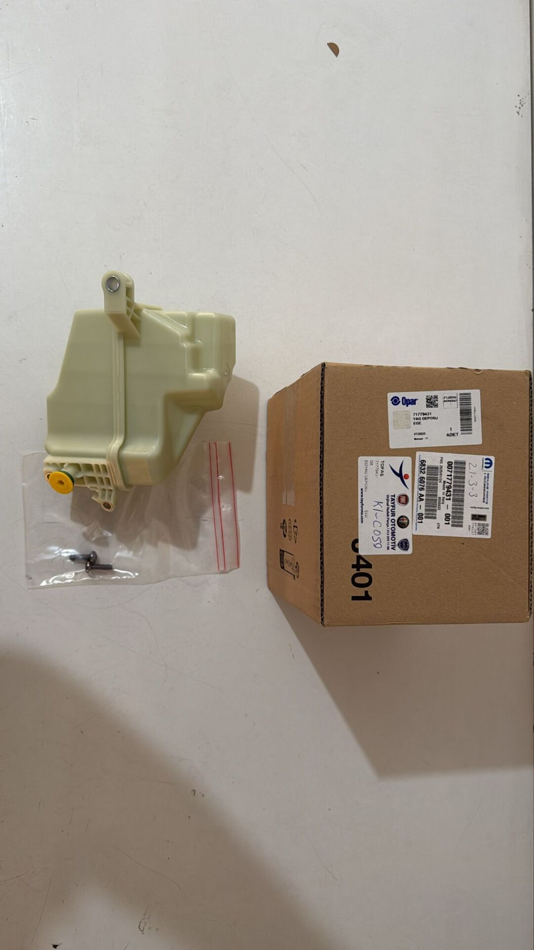 Yağ Deposu Egea Otomatik