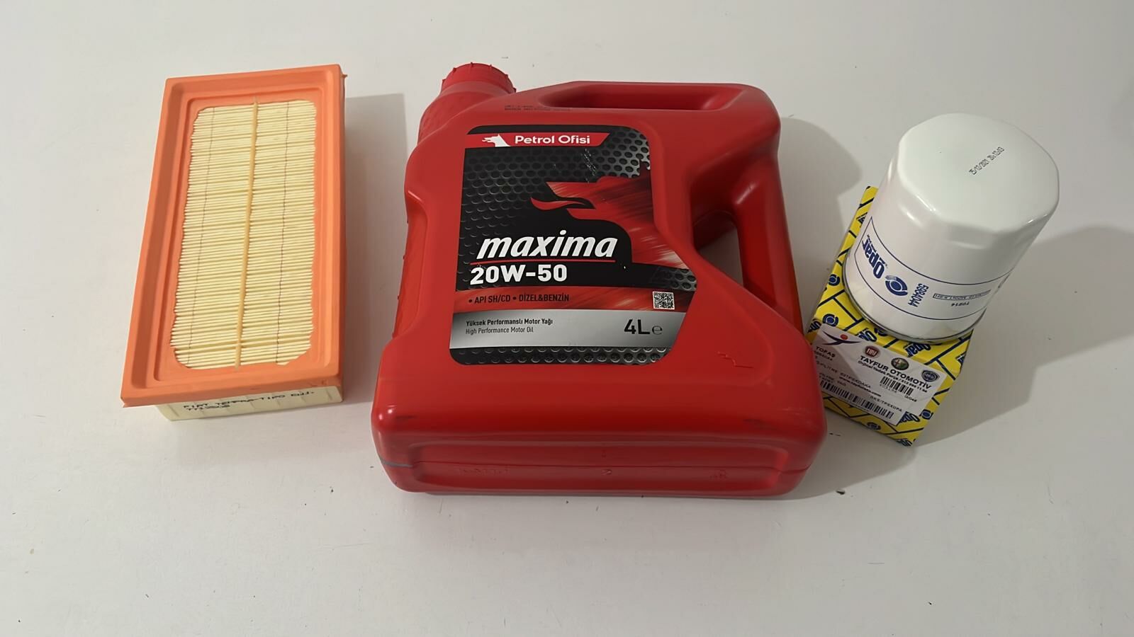 Yağ Bakım Seti | Tipo Tempra Enjeksiyonlu  Maxima 20w50 4 Lt