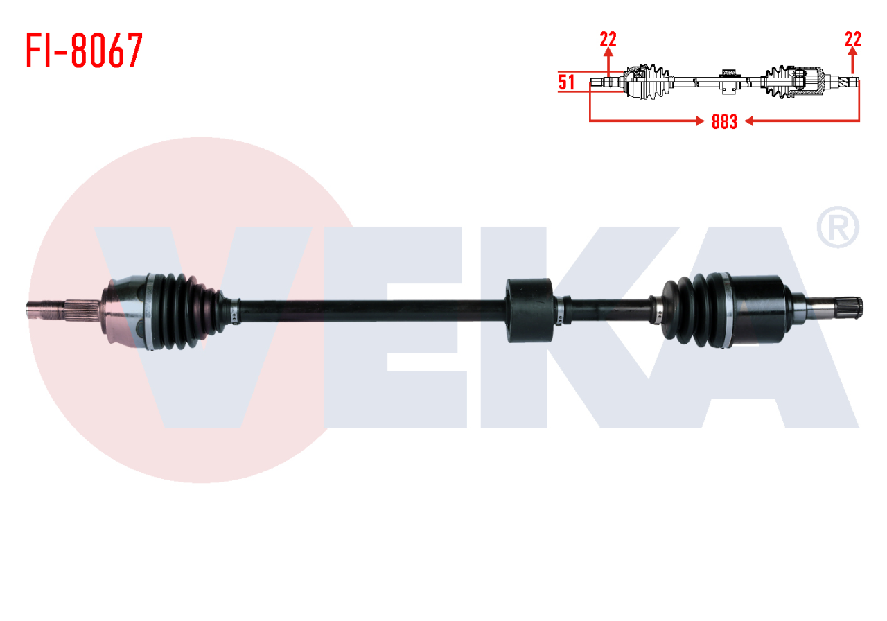 Ön Aks Linea Sağ 1.4 8V Komple