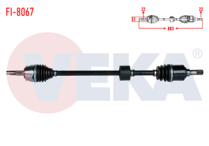 Ön Aks Linea Sağ 1.4 8V Komple