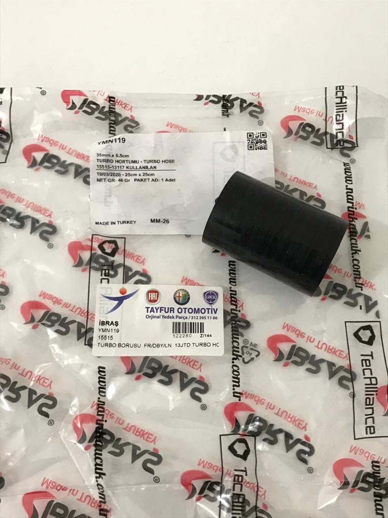 Turbo Borusu Ek Hortumu | Fiorino Egea Doblo Linea 1.3 Jtd Euro 5