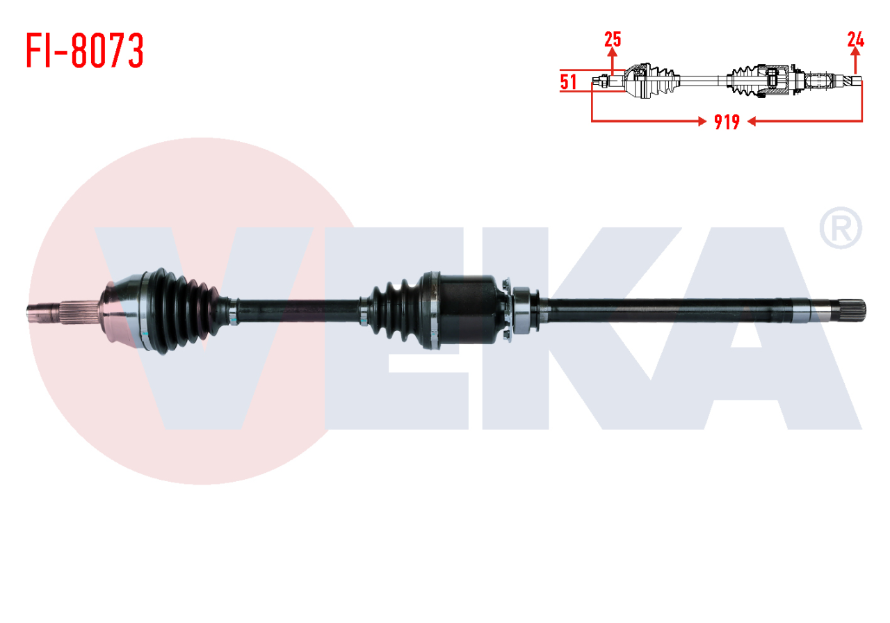 Ön Aks Fiorino Sağ 1.3 Jtd Komple Euro 5