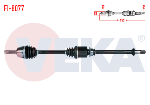 Ön Aks Sağ Uzun Komple Fiat Egea 1.3 Mjtd