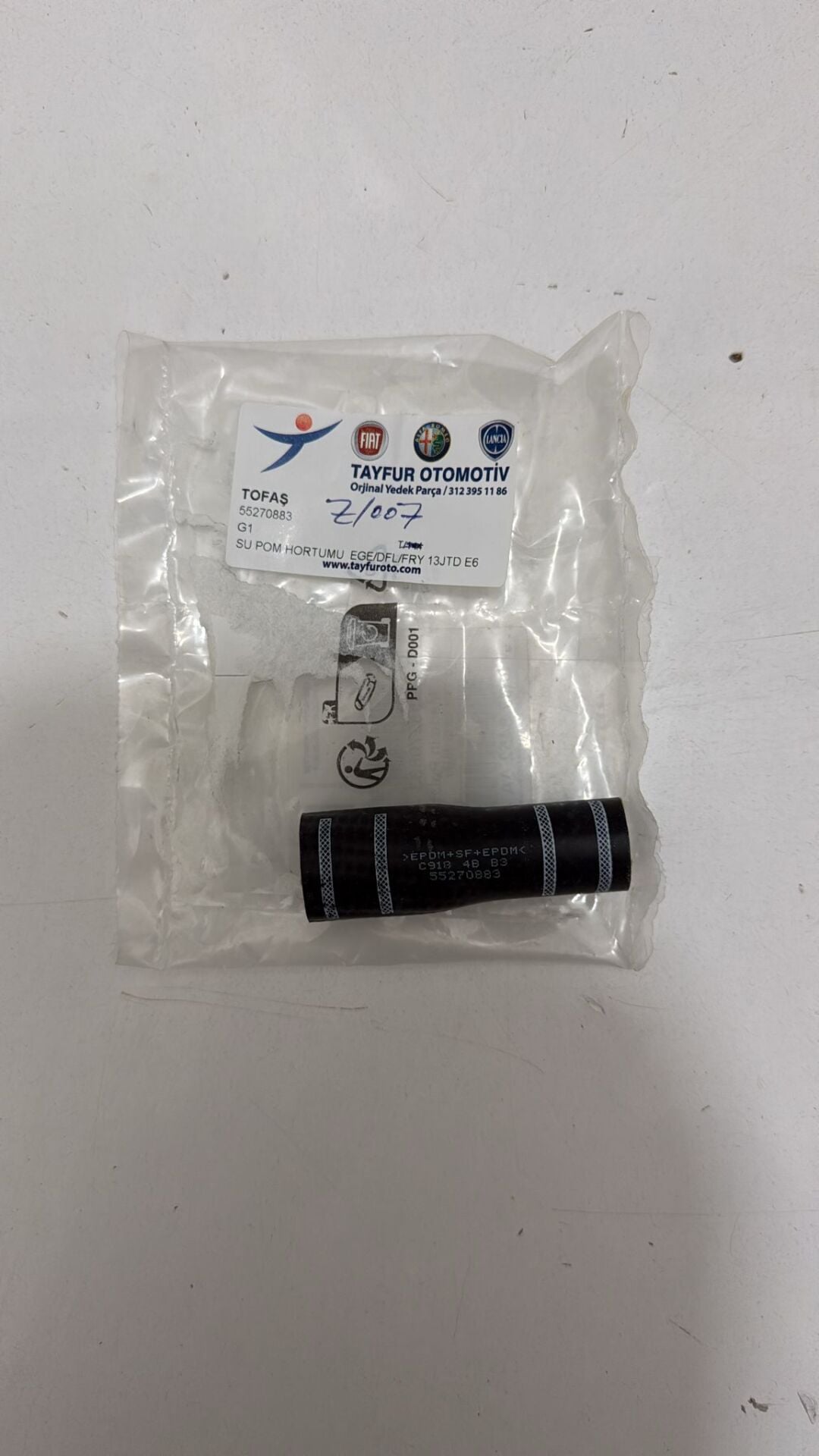 Su Pompa Hortumu Egea Doblo Fiorino 1.3 Euro 6